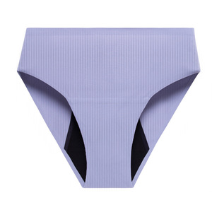 Ropa interior fisiológica europea y americana, pantalones menstruales de 4 capas a prueba de fugas, sin costuras - Product Image 4