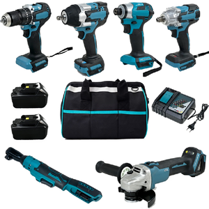 Kit combiné d'outils électriques sans fil 18V OEM/ODM avec batteries, chargeur et mallette de transport, garantie de 12 mois - Product Image 3