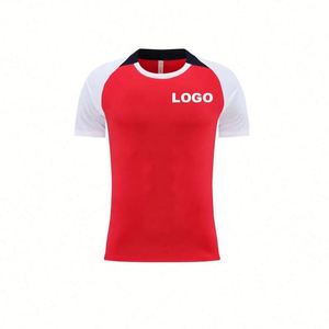 Camiseta de Fútbol Negra 100% Poliéster de Secado Rápido, Transpirable, con Impresión por Transferencia de Calor, Nombres y Números de Equipo Personalizados, Unisex, Tallas Grandes - Product Image 2