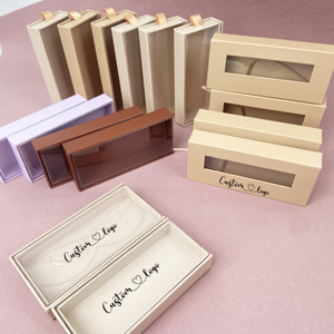 Faux cils personnalisés avec boîte d'emballage, effet œil de chat, cils en faux vison doux et naturels - Product Image 6
