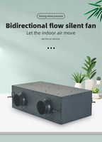 Système de ventilation à air frais avec ventilateur centrifuge à courant alternatif bidirectionnel |   Unité d'échange d'air en métal à haute efficacité énergétique pour bâtiments