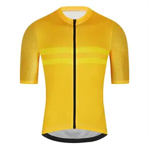 Maillot de cyclisme professionnel pour hommes, avec poche à l'arrière, UV, nouvelle collection, vente en gros