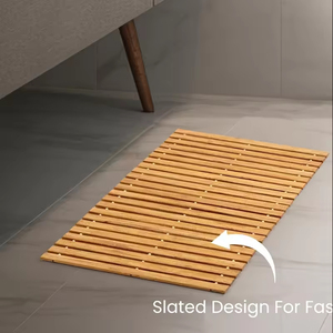 <span class=keywords><strong>Tapis</strong></span> de bain <span class=keywords><strong>antidérapant</strong></span> et imperméable <span class=keywords><strong>en</strong></span> bambou et teck massif, écologique, pour <span class=keywords><strong>douche</strong></span> et baignoire, vente <span class=keywords><strong>en</strong></span> gros 2025 - Product Image 4