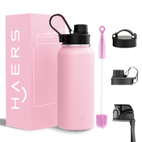 Bouteille d'eau sans BPA, sport, logo personnalisé, gourde Aqua, gobelet de voyage, thermos en acier inoxydable, bouteilles d'eau potable