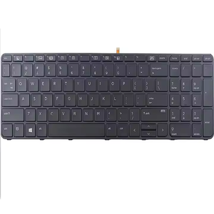 Teclado de ordenador portátil original para <span class=keywords><strong>HP</strong></span> Probook 650 G2 655 G2 US teclado retroiluminación negro - Product Image 3