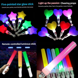 Barra Luminosa Mágica Jumon, Barra LED de Plástico, Divertida, con Destello Automático, Alimentación por Batería Aaa, Decoración para Fiestas y Conciertos al Aire Libre - Product Image 3
