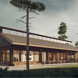 Modern Wood Summerhouse Chemical Pressure Treated Timbers Outdoor Cabin for <b>Garden</b> or Resort Use - Product Image 2