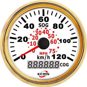 Velocímetro GPS Analógico de 120 km/h y 85 mm para Yates, Barcos, Autocaravanas y Conversiones de Automóviles - Instrumento de Medición de Velocidad - Product Image 5