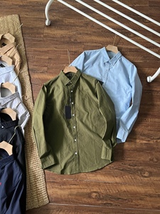 Camisa de manga larga para hombre, estilo casual vintage, 100% algodón, con bordado de caballo, estilo Ralph Lauren. - Product Image 4