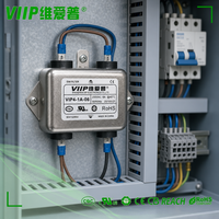 Filtre EMI CA VIIP VIP4-1A-06(B041Q0832) 6A 250VAC, module d'entrée d'alimentation IEC à montage sur panneau pour la mesure des appareils électroniques