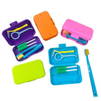 Kit de Ortodoncia Profesional con Logotipo Personalizado al por Mayor, Juego de Limpieza Dental Portátil, Cepillo de Dientes