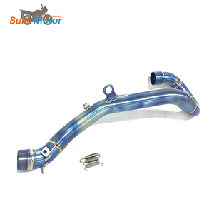 Tube d'échappement bleu en alliage de titane pour moto <span class=keywords><strong>KTM</strong></span> <span class=keywords><strong>350</strong></span> EXC-F <span class=keywords><strong>KTM</strong></span> <span class=keywords><strong>350</strong></span> XCF-W collecteur d'échappement avant <span class=keywords><strong>2017</strong></span> ~ 2019 - Product Image 2