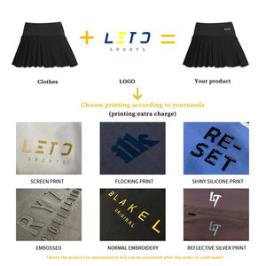 Custom Verstelbare Taille Bodycon Slim Fit Dames Tennisjurk Sportkleding Golf Dames Sport Rok - Product Image 4