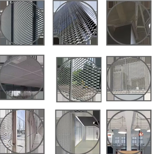 Clôture de sécurité en treillis <span class=keywords><strong>m</strong></span>étallique expansé en acier inoxydable, conception anti-escalade, résistante aux chocs, propriétés antivol, hauteurs personnalisables, découpe sur mesure - Product Image 5