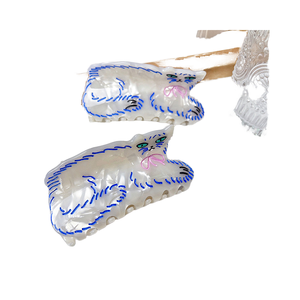Pinzas para el Cabello de Acetato con Diseño de <span class=keywords><strong>Gato</strong></span> <span class=keywords><strong>Persa</strong></span>, Novedad Divertida y de Gran Venta, para Mujeres, Creativas, Elegantes y con Estilo - Product Image 1