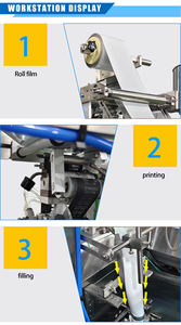 Máquina empacadora automática de bolsitas de pasta de tomate y mantequilla de maní para llenado y sellado de bolsas de <span class=keywords><strong>miel</strong></span> líquida - Product Image 6