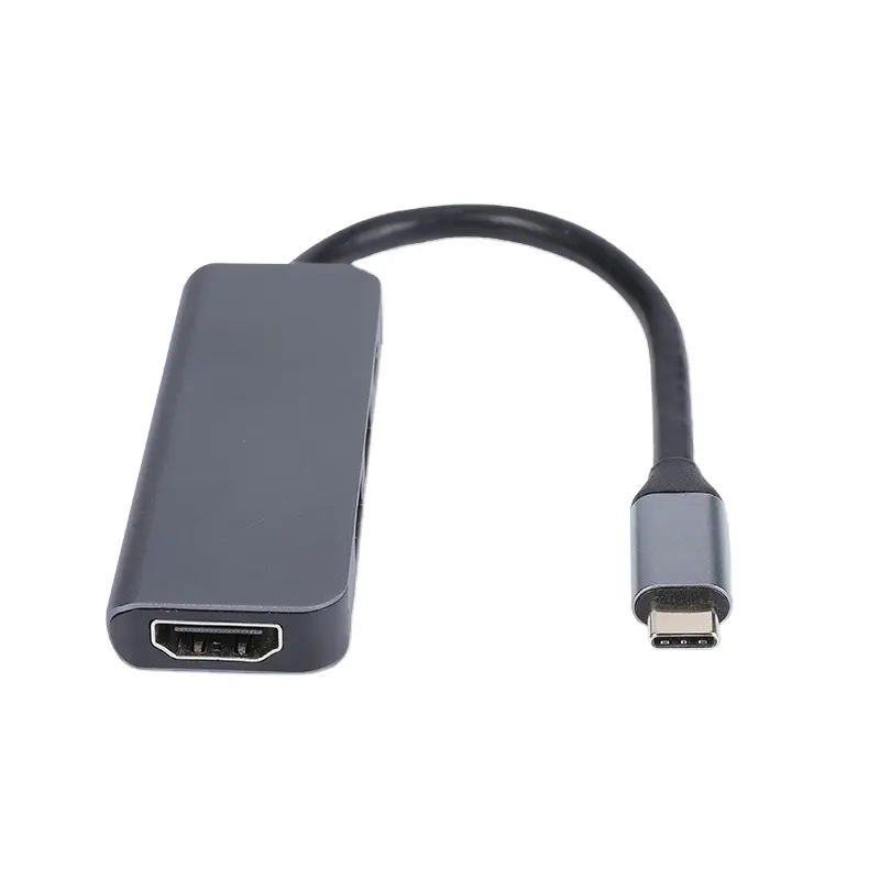 Aluminum Adapter 4 Ports For Laptop PC High Speed USB 3.0 Hub External Splitter USB Hub