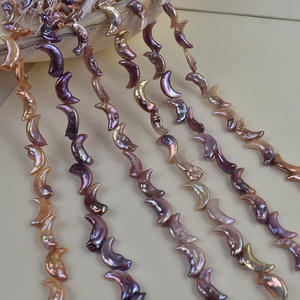 Perles de lune violettes Zhuji DIY, 8-18 mm, imitation perle d'eau douce baroque naturelle, perles lâches, style baroque magnifique - Product Image 1