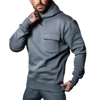 Sweat-shirt à capuche décontracté tendance DF-89 pour hommes, grandes tailles