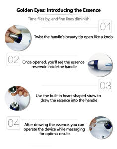 Dispositivo di Bellezza per Rassodamento della Pelle di Viso, Corpo e Contorno Occhi con Corrente Galvanica per Rimozione Rughe e Lifting Facciale - Product Image 3