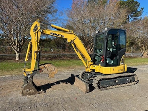 รถขุดตีนตะขาบขนาดเล็ก Komatsu คุณภาพสูง มือสอง รุ่น Pc55 Komatsu Pc35 - Product Image 5