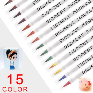 Penna Colorante Alimentare, Pennarelli per Decorazione Torte e Cupcake con Colori Commestibili per Scrivere Messaggi e Disegnare - Product Image 5
