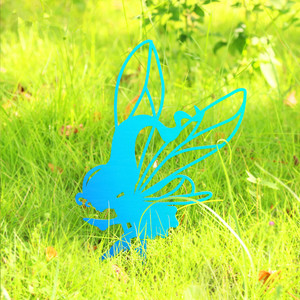 Offre Spéciale solaire papillon jardin piquets décor sol insérer créatif elfe métal artisanat sol jardin animal décoration - Product Image 5