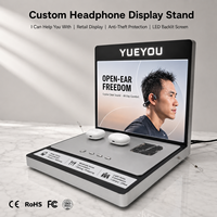 Support d'affichage en acrylique pour casques audio, directement de l'usine, pour les acheteurs en gros