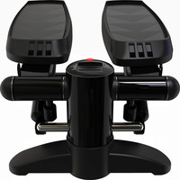 CW STP004 Mini stepper d'exercice réglable pour usage domestique en ABS et acier avec écran LCD et charge maximale de 150 kg