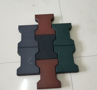 Revêtement en caoutchouc EPDM non toxique antidérapant pour allées de jardin, terrains de jeux, pistes de course pour chevaux, rouleaux de caoutchouc emboîtables en forme de H, surface LX SENDU-043