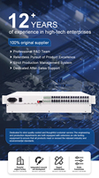 Transceiver & Penerima Optik 32 Kanal FXS/FXO POTS Telepon RJ11 ke Serat Optik HONGDA SJ PCM32A