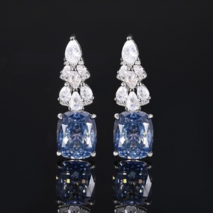 Boucles d'oreilles minimalistes écologiques en cuivre plaqué or avec zircon cubique marron 10*12mm – Nouveauté simple pour le quotidien - Product Image 5