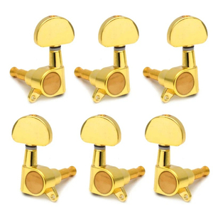 Offerta Speciale: Set di Meccaniche per Chitarra 3L3R Dorate, Chiavi di Accordatura per Chitarra Elettrica o Acustica - Product Image 1