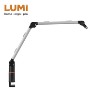 Bras de ciseaux professionnel pliable monté sur le bureau bras de support de montage de Microphone réglable pour les jeux ou le Studio