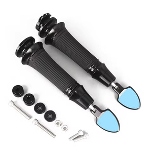 Accessoires pour <span class=keywords><strong>moto</strong></span> Vespa GTS 300 GTV 300 Sprint Primavera 150, poignées <span class=keywords><strong>de</strong></span> <span class=keywords><strong>guidon</strong></span>, <span class=keywords><strong>embout</strong></span> <span class=keywords><strong>de</strong></span> <span class=keywords><strong>guidon</strong></span> avec mini rétroviseur - Product Image 5