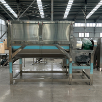 Mélangeur à ruban industriel pour aliments animaux de 100 kg, 500 kg, 1 tonne, 2 tonnes, pour la préparation d'aliments concentrés pour bétail et volailles