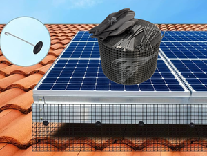 Filet de protection solaire en maille de 1/2 pouce - Rouleau de 100 pieds Filet de contrôle des animaux pour les panneaux solaires |   Protection contre les oiseaux et les écureuils - Product Image 5