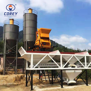 Centrale à béton COREY Stationary HZS35 avec silo à ciment et mélangeur JS pour la construction - Product Image 5