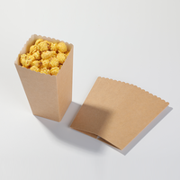 Prix usine boîte à pop-corn personnalisé imprimé pop-corn artisanat boîte de papier boîte de conteneur de pop-corn