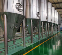 Équipement de brassage de bière, réservoir de distillation conique, 10000l SS304