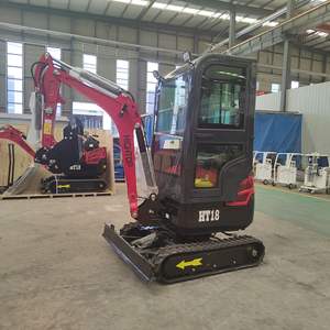 Mini-excavatrice hydraulique à 18 pistes, excavatrice agricole, 1,8 T, excavatrice multifonctionnelle de concassage - Product Image 4