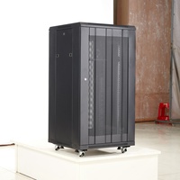 Rack de serveur sur pied bon marché Rack de serveur réseau à châssis ouvert insonorisé de 19 pouces Rack de serveur court d'équipement réseau 22u