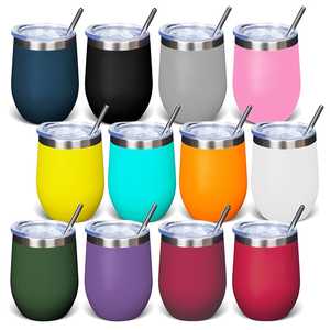 Vasos de Cerveza de Vidrio con <span class=keywords><strong>Tapas</strong></span>, Vasos Térmicos Personalizados, Termos para Sublimar, Vaso Personalizado de Acero Inoxidable - Product Image 1
