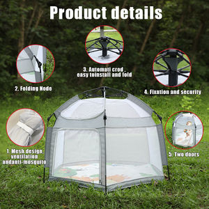 Детский питатель Fabriek Directe Verkoop Opvouwbare <span class=keywords><strong>Baby</strong></span> Speeltent Geschikt Voor Gebruik Binnen En Buiten - Product Image 6