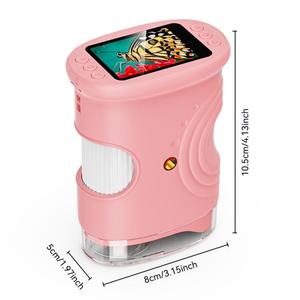 Lupa Digital para Niños 1000X con Cámara 1080P, Luz LED, Juguete Educativo de Ciencia para Uso en Casa y Escuela - Product Image 6