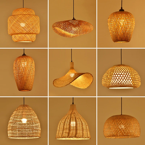 <span class=keywords><strong>Lampada</strong></span> <span class=keywords><strong>a</strong></span> <span class=keywords><strong>Sospensione</strong></span> in <span class=keywords><strong>Rattan</strong></span> Naturale Intrecciato, Lampadario Boho Fatto <span class=keywords><strong>a</strong></span> Mano per Isola Cucina, Sala da Pranzo e Camera da Letto - Product Image 5