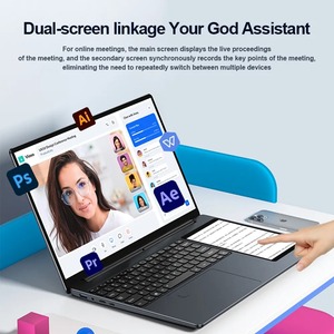 Crelander Màn hình kép máy tính xách tay thương hiệu mới 15.6 inch màn hình cảm ứng Quad Core Intel Alder hồ n10016gb DDR4 máy tính máy tính xách tay chơi game PC - Product Image 5