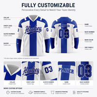 Maillot de hockey sur glace brodé sur mesure pour joueurs adultes et jeunes, entraînement et matchs, commandes en gros pour équipes