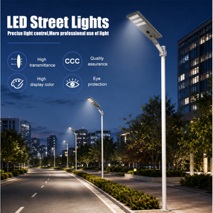 โรงงานผลิตไฟถนนโซลาร์เซลล์ LED สำหรับภายนอกอาคาร IP65 120W 160W 240W  ประสิทธิภาพการส่งผ่านแสงสูง พร้อมแผงโซลาร์เซลล์แบบโมโนคริสตัลไลน์ซิลิคอน สำหรับถนน - Product Image 6