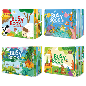 Libro de Actividades para Niños, Pegatinas de Animales, Vehículos y Dinosaurios, Juegos de Combinación de Números y Letras, Libro de Actividades de Aprendizaje Interactivo - Product Image 6